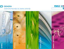 Tablet Screenshot of genera.hr