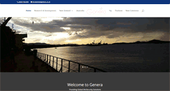 Desktop Screenshot of genera.co.nz